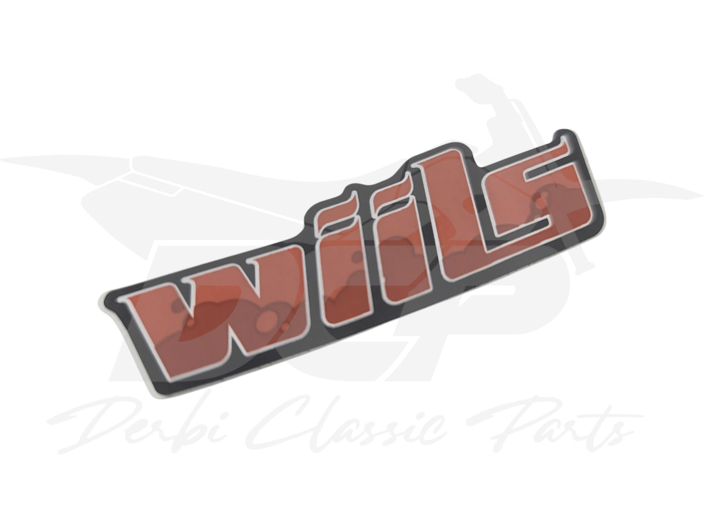 Autocollant Wills rouge