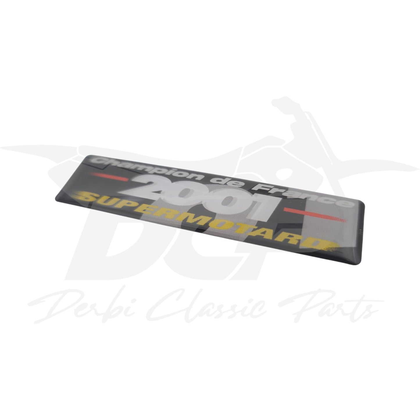 Dôme résine "champion de France 2001 Supermotard"