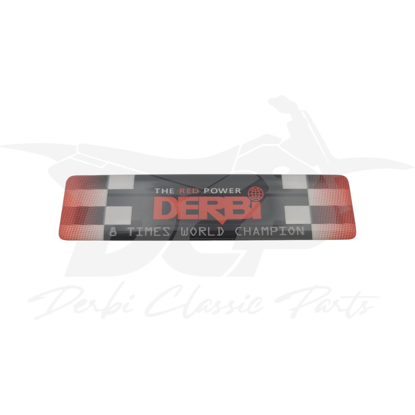 Resin dome "Derbi 8 times world champion"