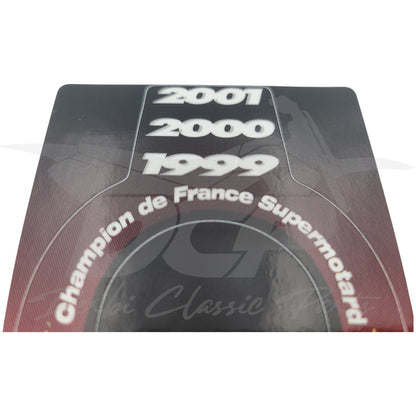 Fuel door sticker "1999-2000-2001"