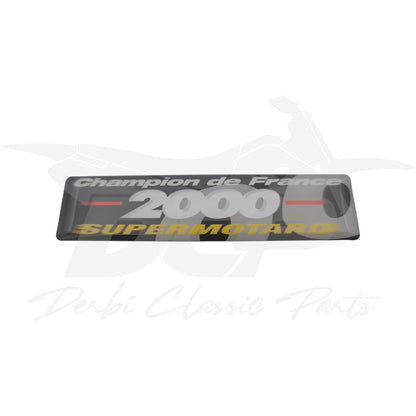 Dôme résine "champion de France 2000 Supermotard"