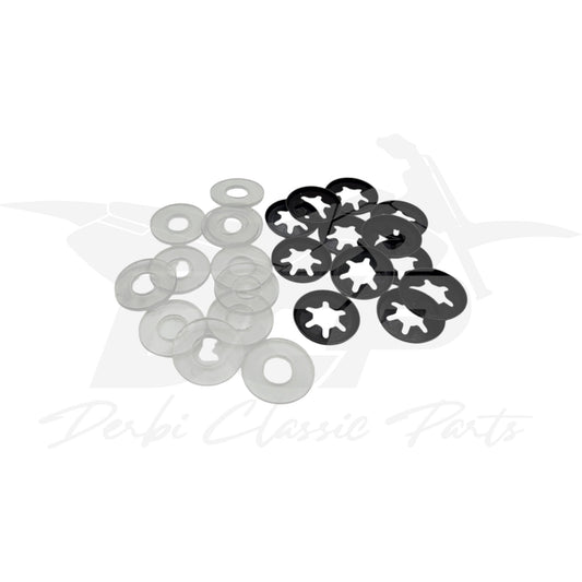 Agrafes + Rondelles de fixation pour carénages Derbi DRD PRO